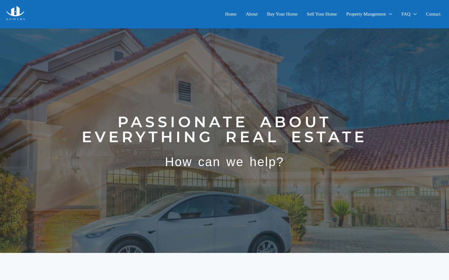 HomersGroup homepage screenshot